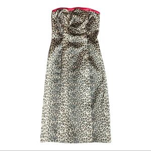 Maria Bianca Nero Leopard Print Dress Sleeveless NWT Small